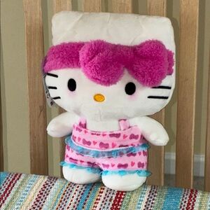 Brand new Hello Kitty Plush Toy with Bow Headband